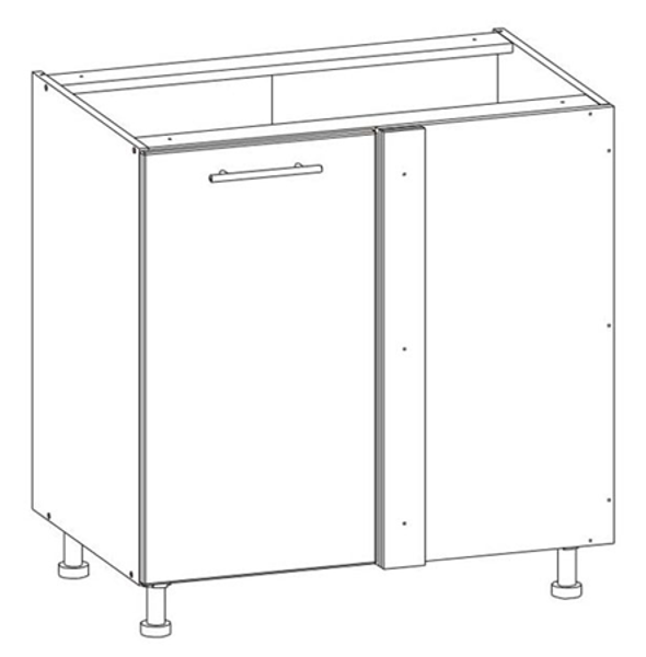 Угловой шкафчик TIFFANY T25/DNLP