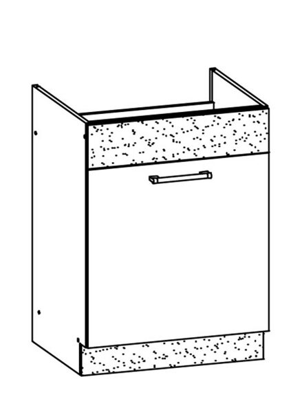 Zemizlietnes skapītis MODENA MD18/D60Z tafla